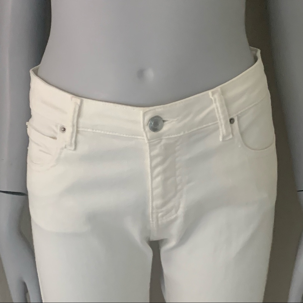 IRO White Skinny Jeans Mid-Rise - Picture 6 of 15